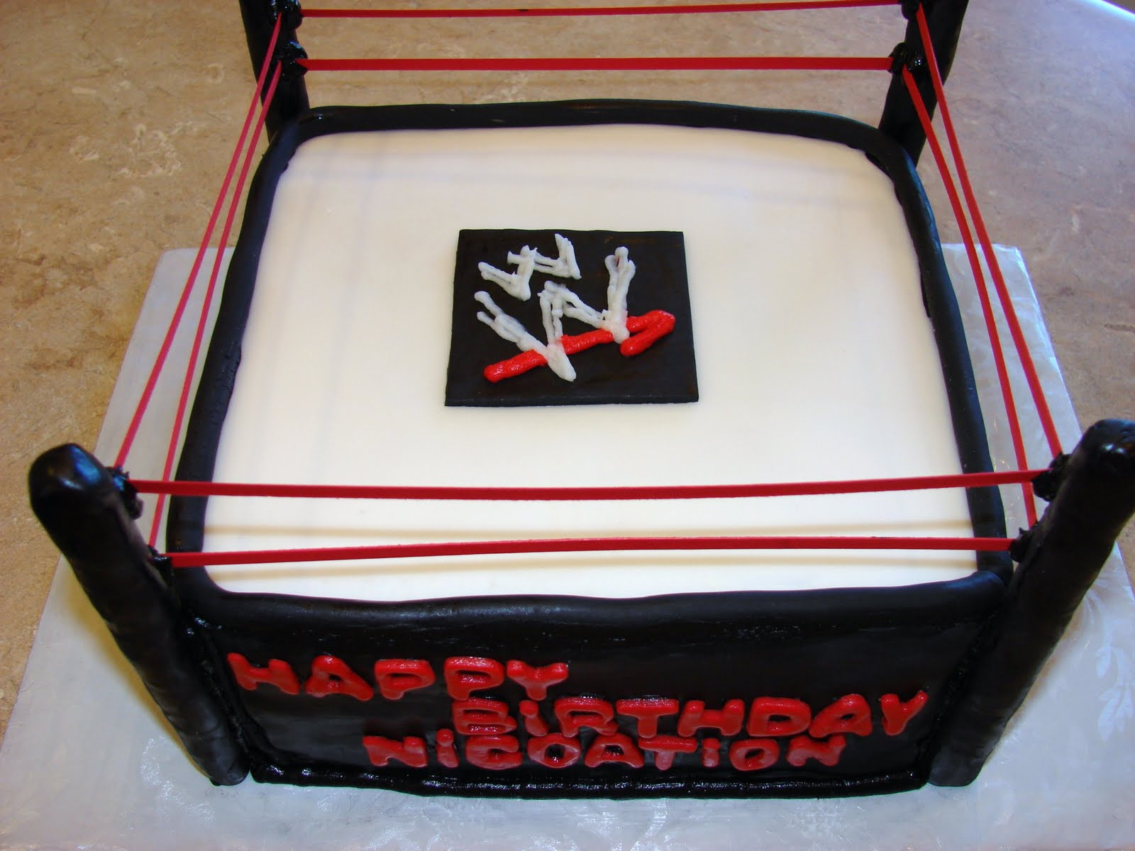 Wwe Birthday Cake
 WWE Cakes – Decoration Ideas