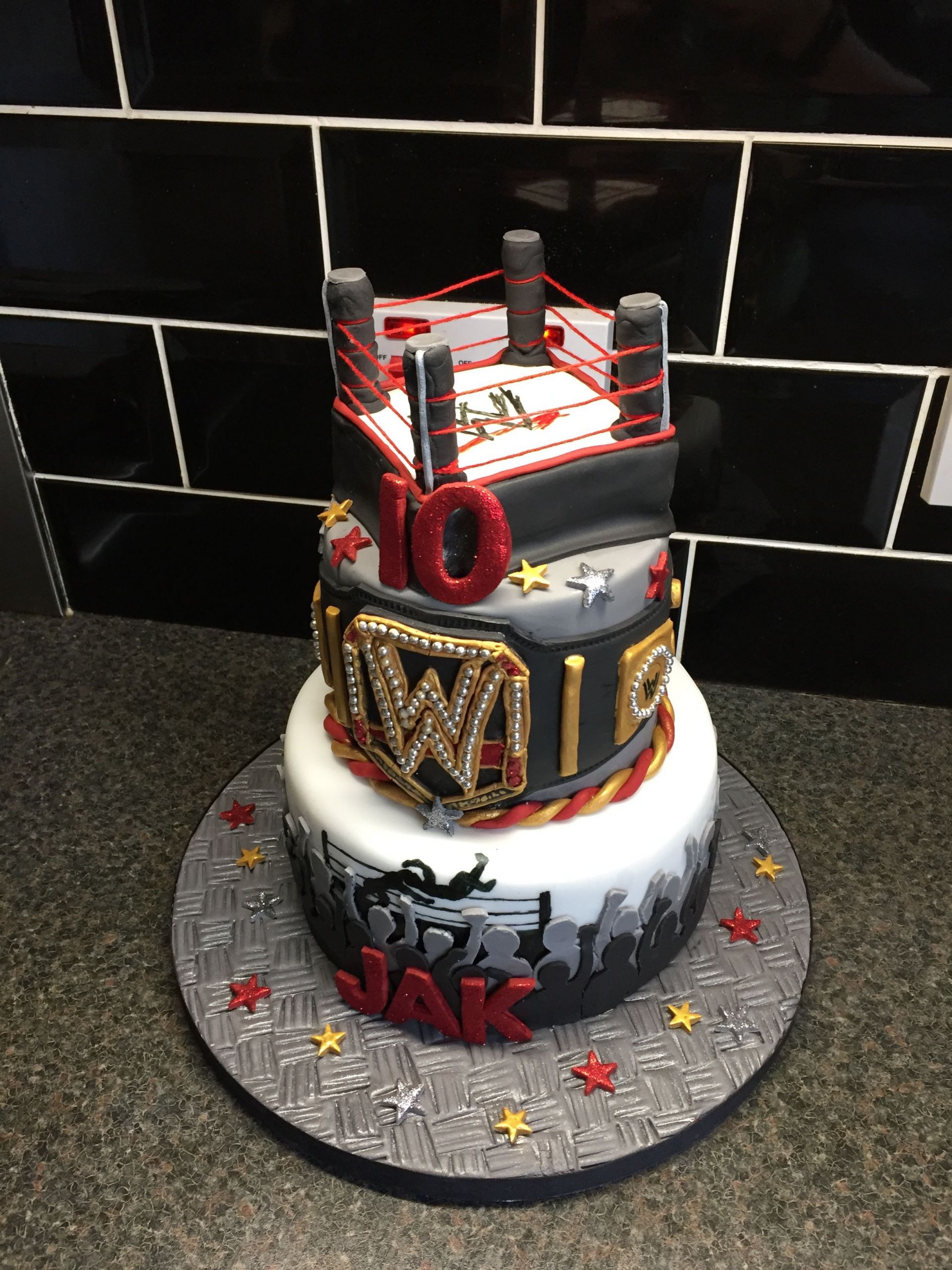 Wwe Birthday Cake
 Wwe Wrestling Birthday Cake