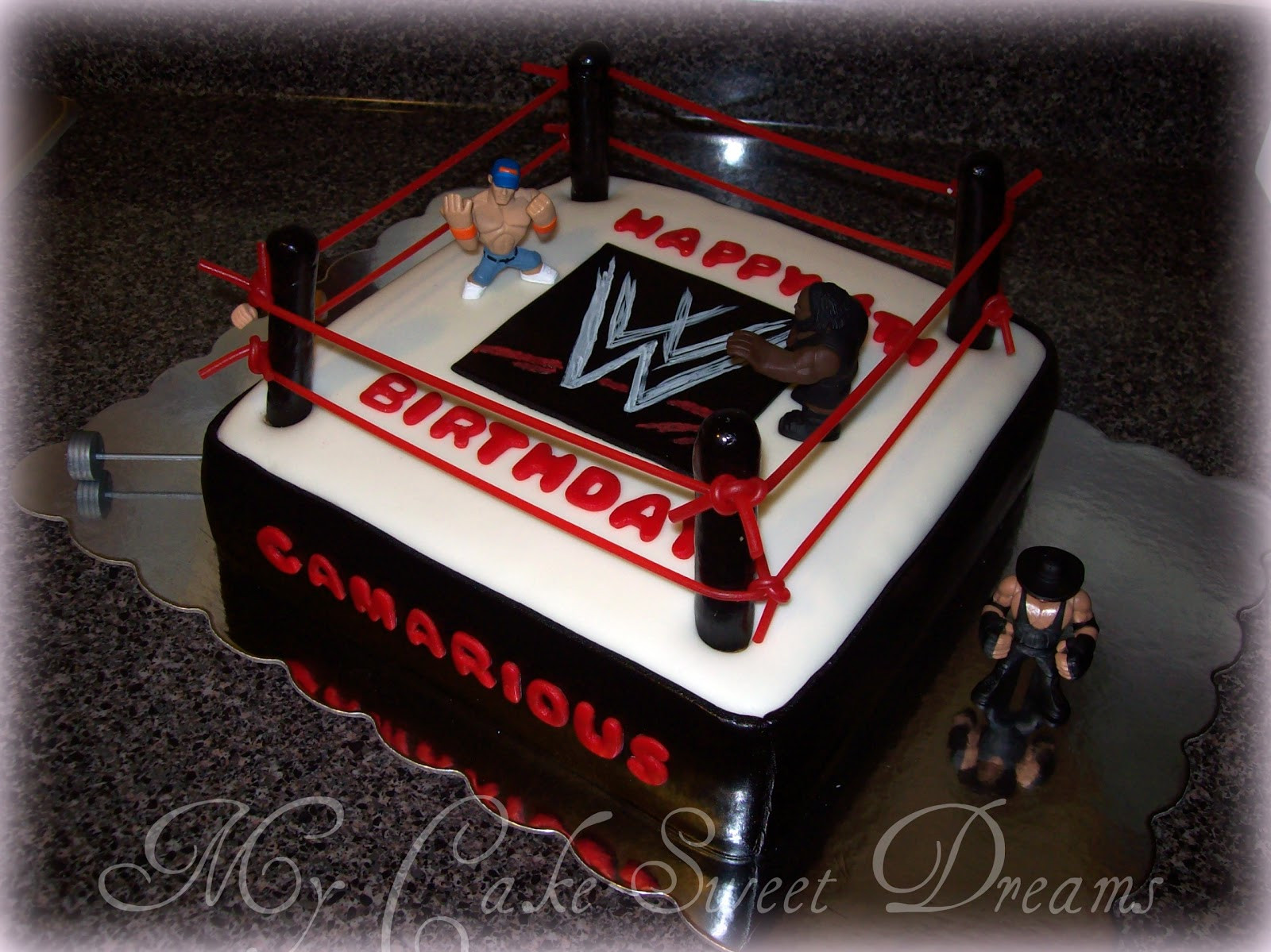 Wwe Birthday Cake
 My Cake Sweet Dreams WWE Wrestling Cake