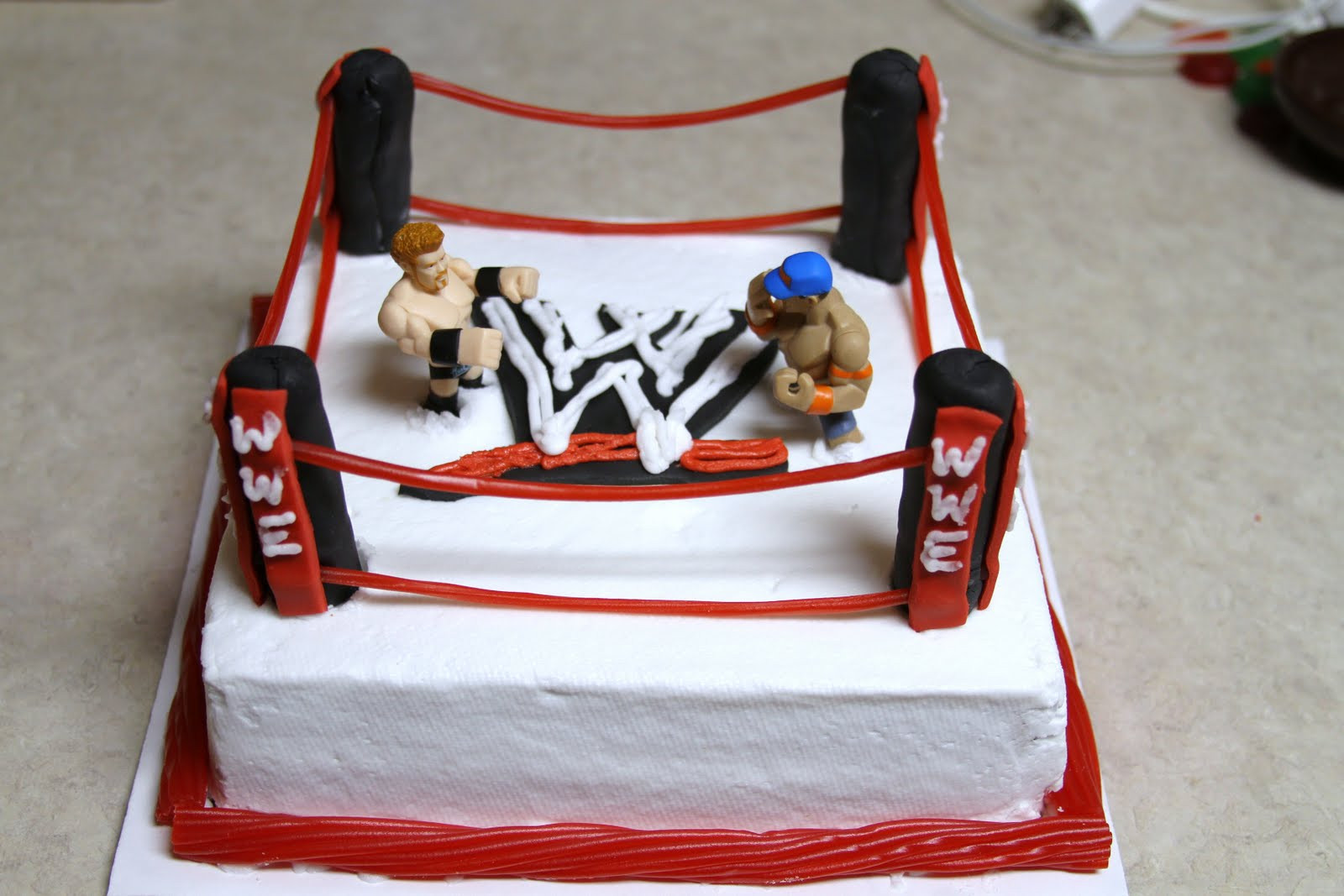 Wwe Birthday Cake
 Michele Robinson Cakes WWE Cake