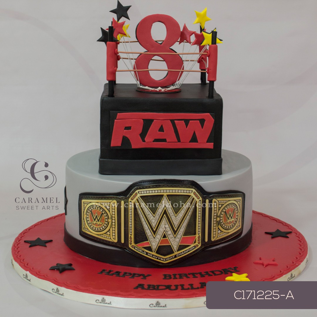 Wwe Birthday Cake
 WWE Wresting Cake Custom Cakes Cakes and Desserts