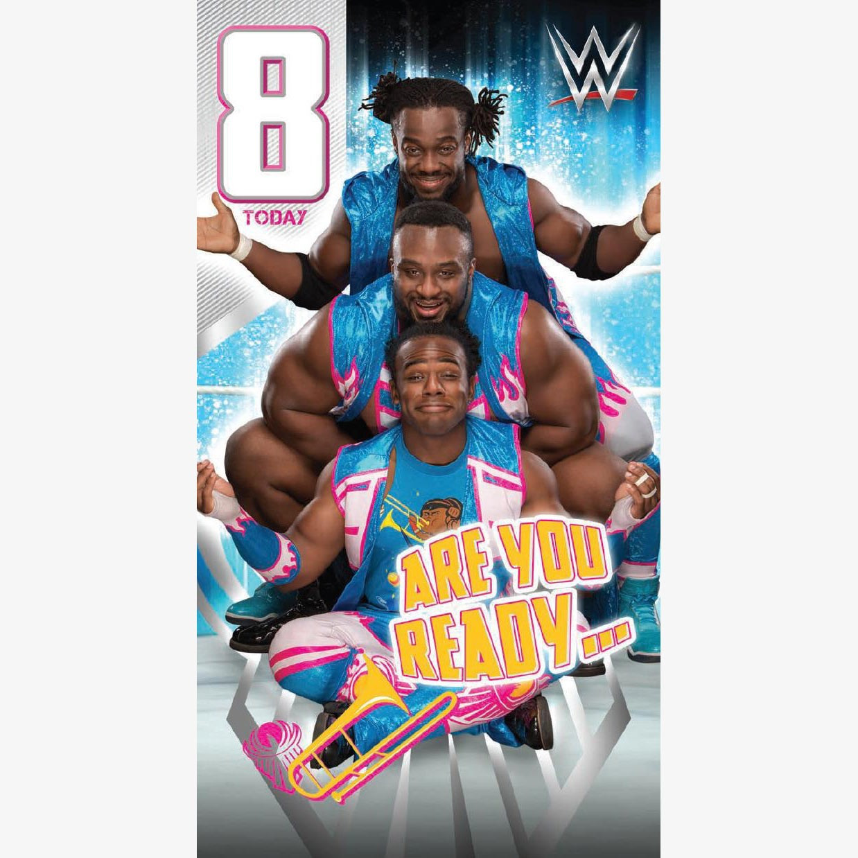 Wwe Birthday Cards
 WWE Age 8 Birthday Card