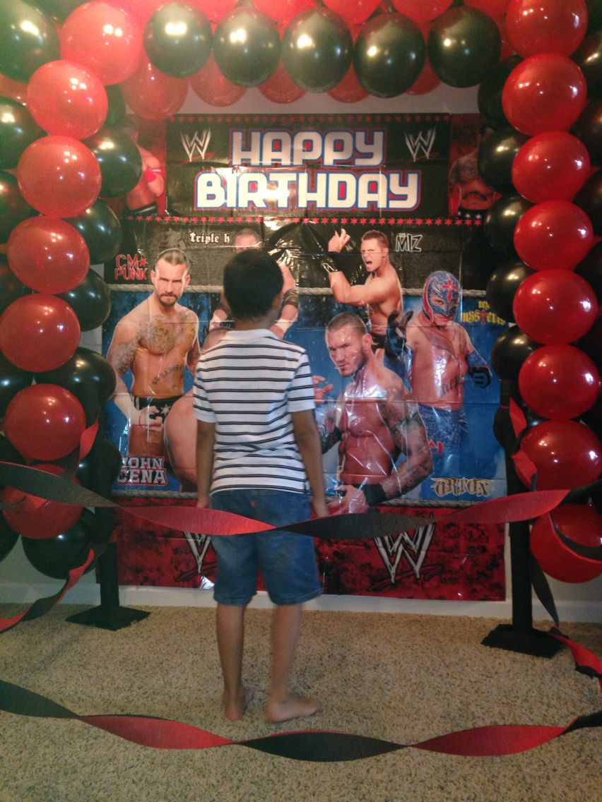 Wwe Birthday Decorations
 WWE party