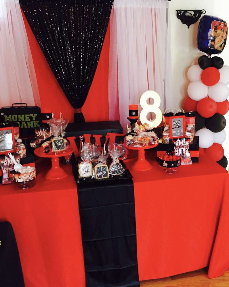 Wwe Birthday Decorations
 WWE Theme Birthday Party Decoration 3 – VenueMonk Blog