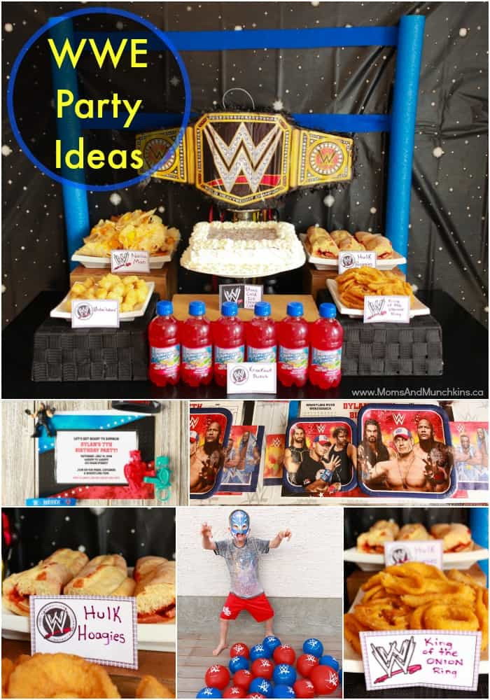 Wwe Birthday Decorations
 WWE Birthday Party Ideas for Kids Moms & Munchkins