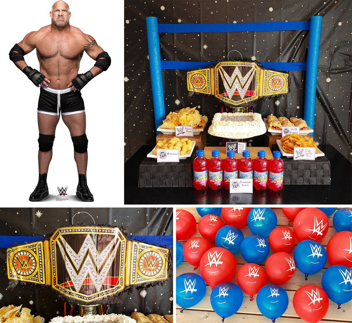 Wwe Birthday Decorations
 WWE Wrestling Party Ideas