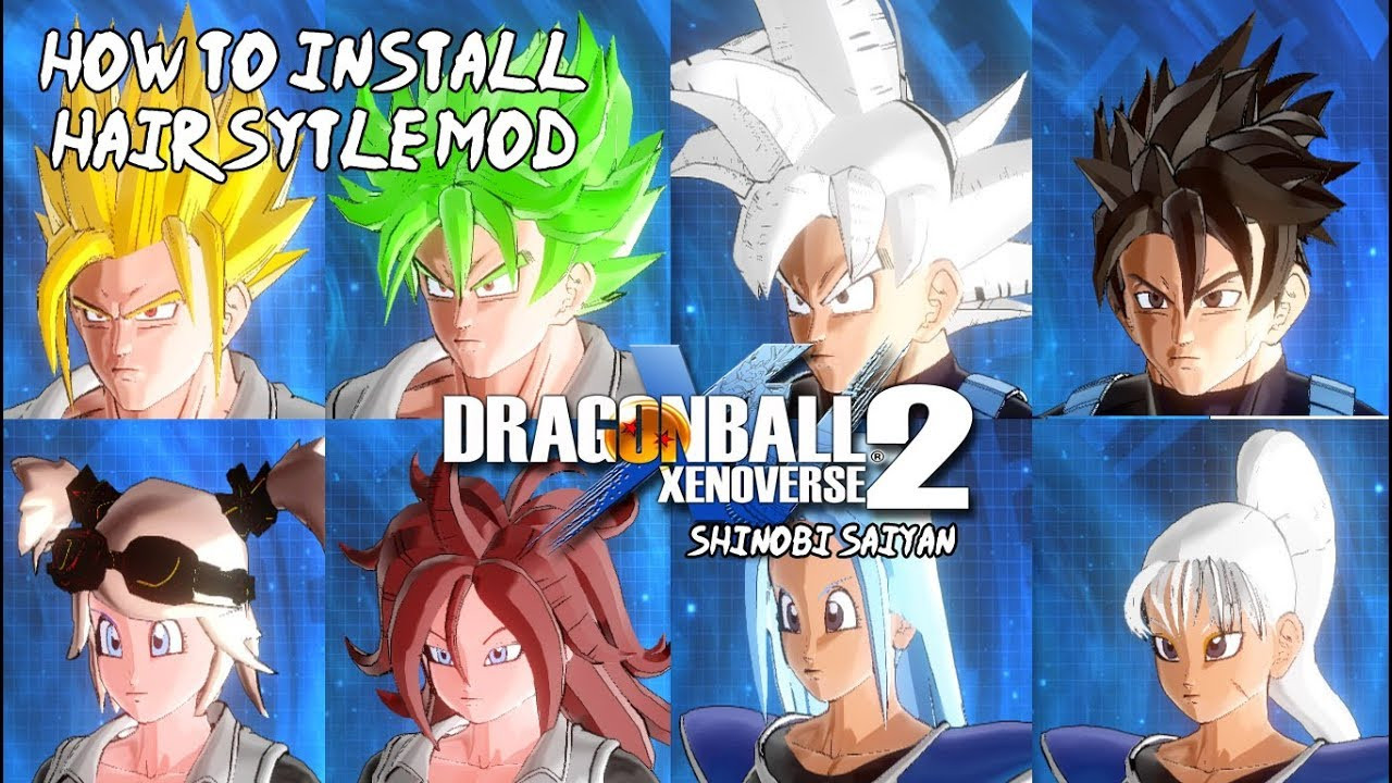 Xenoverse 2 Female Hairstyles
 How To Install Hair Sytle Mod Dragon Ball Xenoverse 2