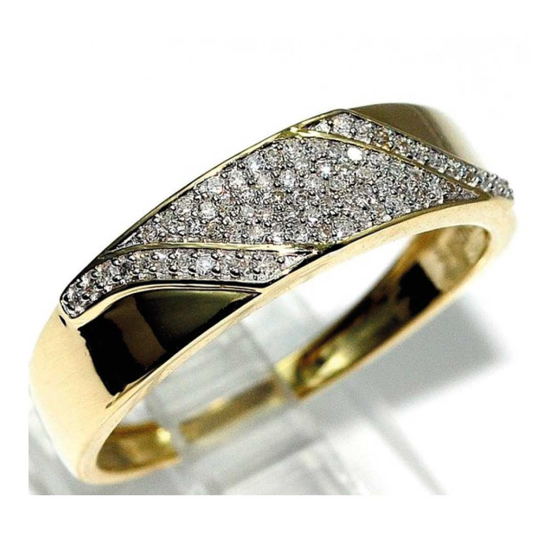 Yellow Gold Wedding Rings Sets For His And Her
 His and her rings Trio wedding set Yellow gold 0 5ct