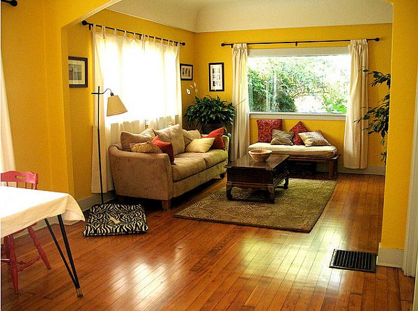 Yellow Living Room Ideas
 Yellow living room design ideas