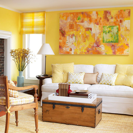 Yellow Living Room Ideas
 Yellow living room design ideas