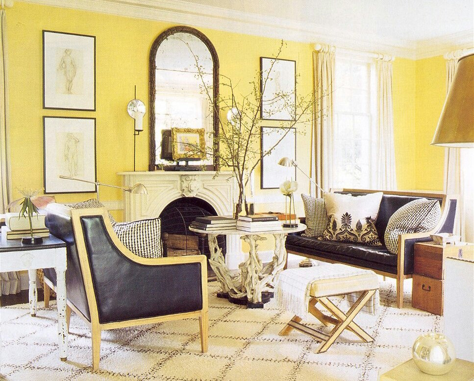 Yellow Living Room Ideas
 Yellowish Color Schemes for Living Room