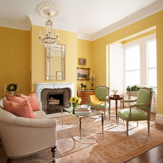 Yellow Living Room Ideas
 Yellow living room design ideas