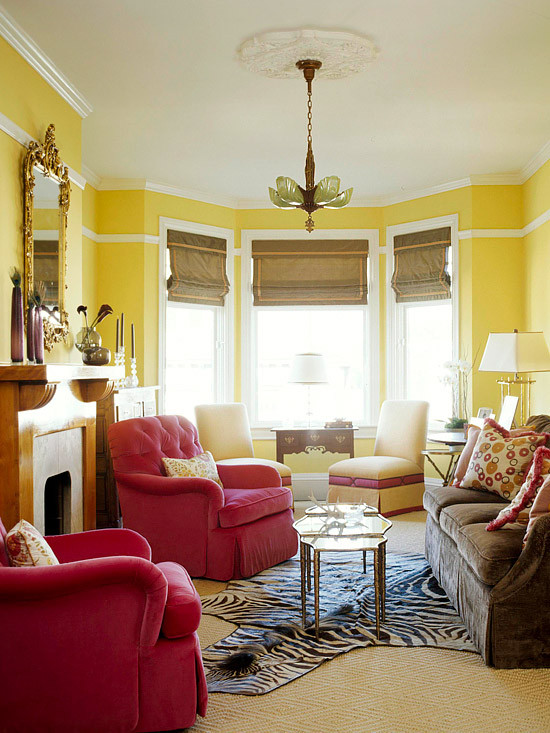 Yellow Living Room Ideas
 Yellow living room design ideas