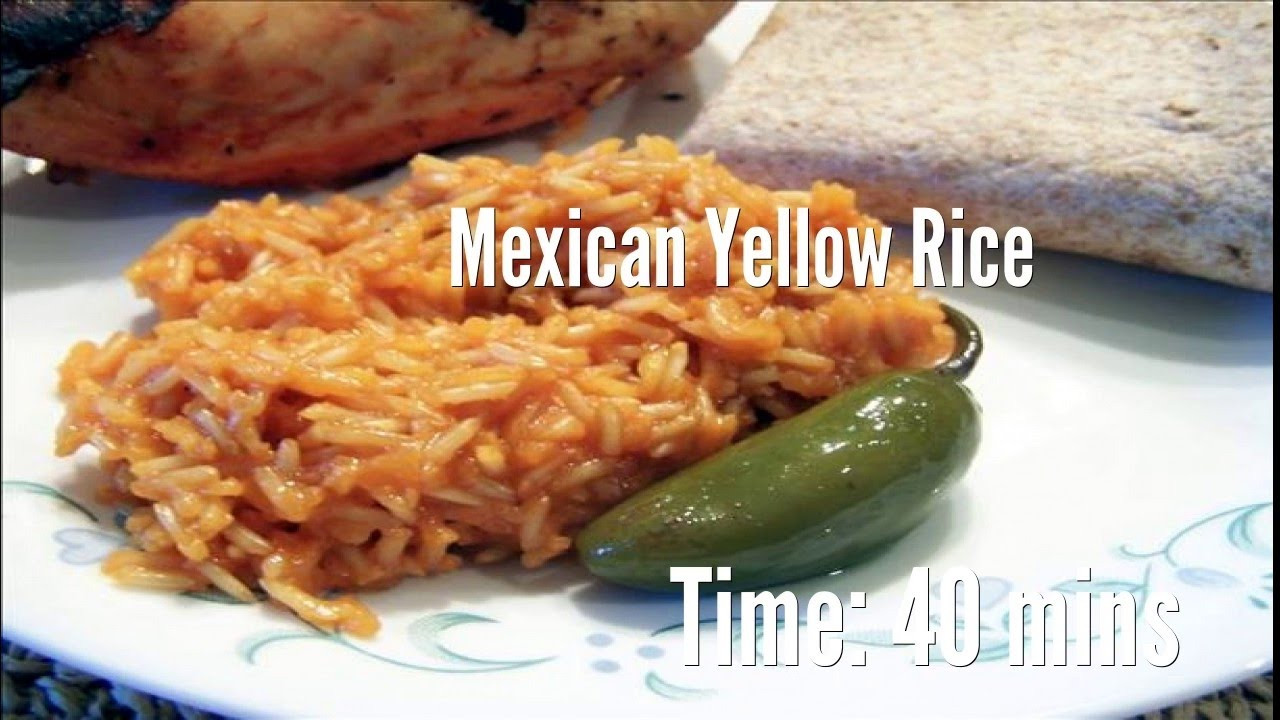 Yellow Mexican Rice
 Mexican Yellow Rice Recipe