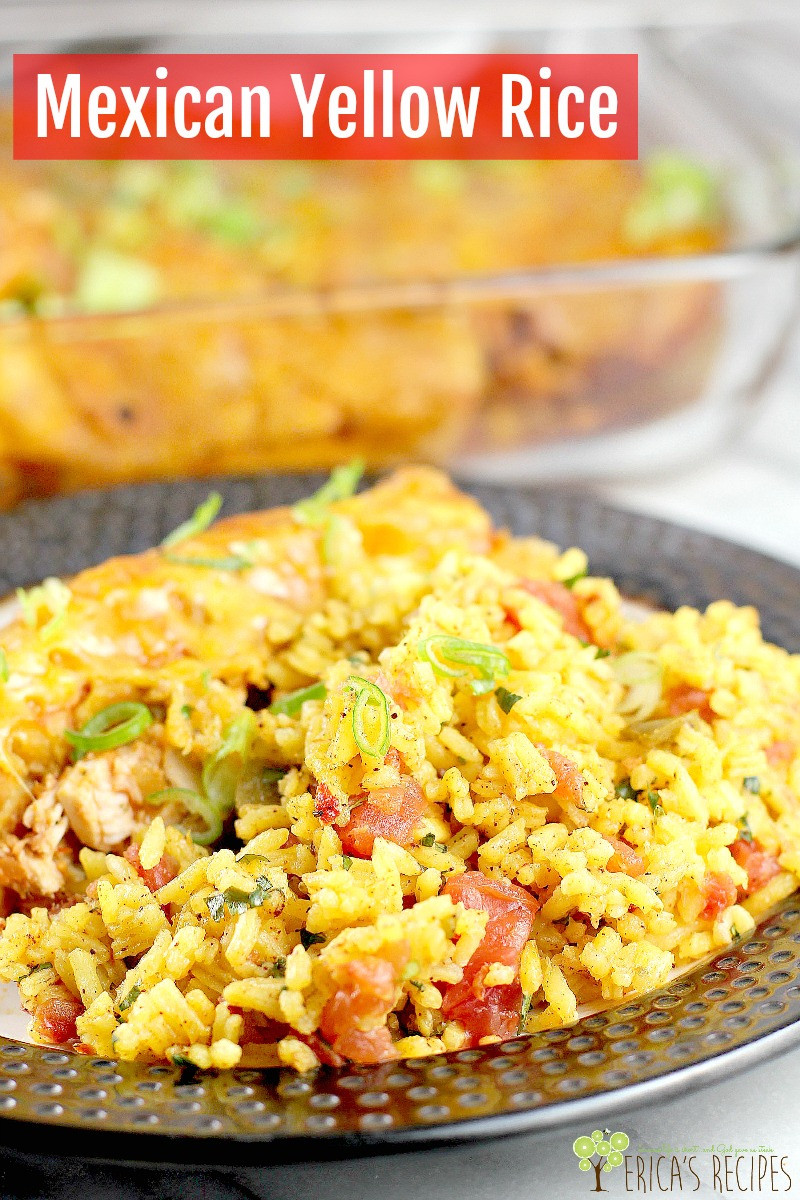 Yellow Mexican Rice
 Mexican Yellow Rice · Erica s Recipes