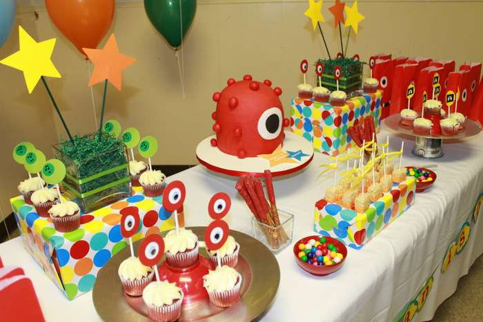 Yo Gabba Gabba Birthday Decorations
 Yo Gabba Gabba Birthday Party Ideas