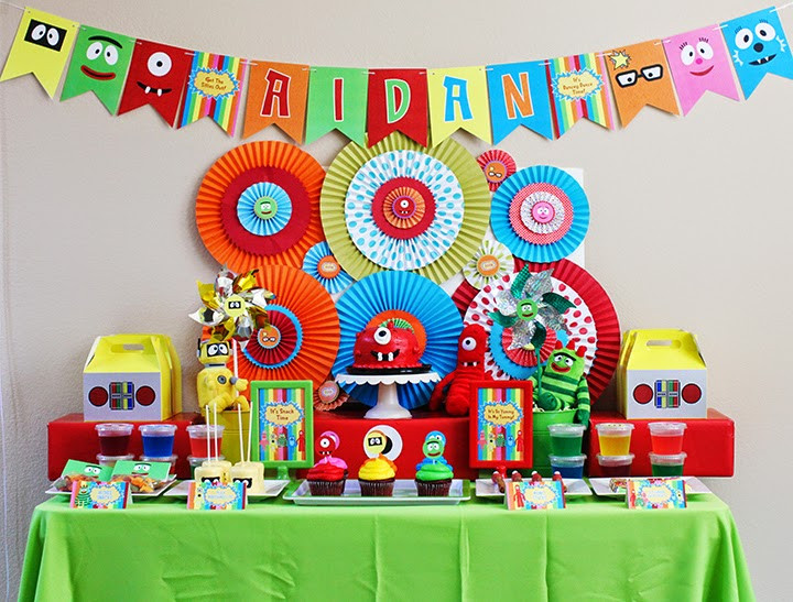 Yo Gabba Gabba Birthday Decorations
 Invitation Parlour Yo Gabba Gabba Birthday Party Aidan