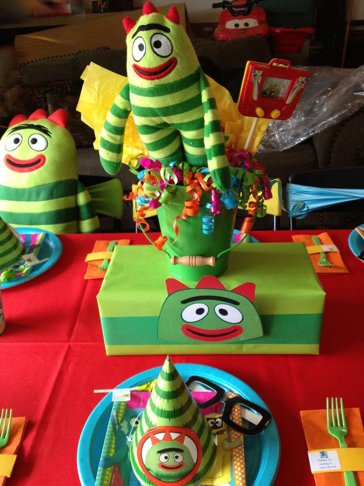 Yo Gabba Gabba Birthday Decorations
 Yo Gabba Gabba Birthday Party Ideas