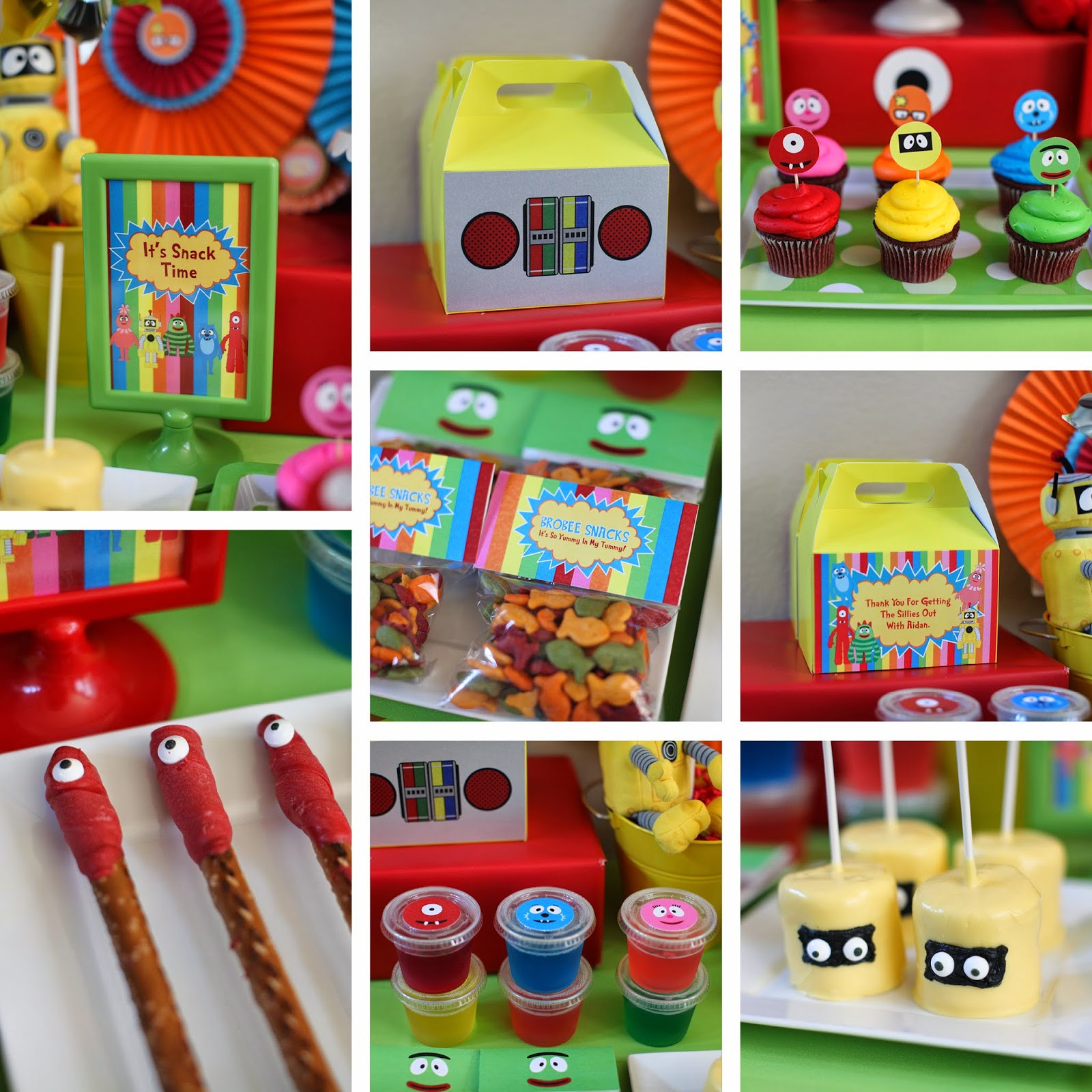 Yo Gabba Gabba Birthday Decorations
 Invitation Parlour Yo Gabba Gabba Birthday Party Aidan