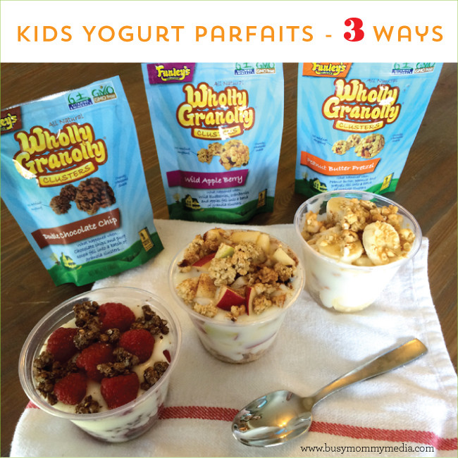 Yogurt Parfait Recipes For Kids
 Kids Yogurt Parfaits 3 Ways