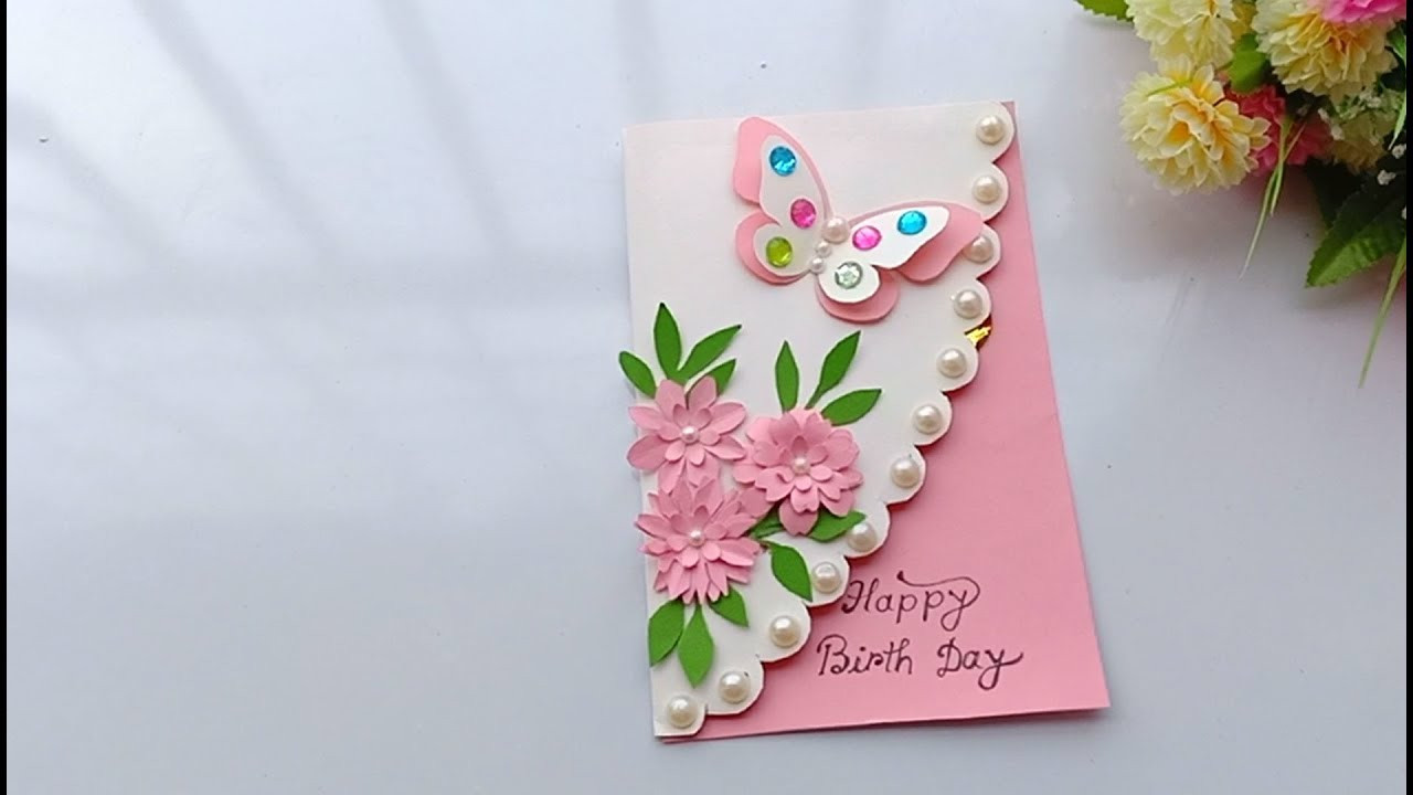 Youtube Birthday Cards
 Beautiful Handmade Birthday card Birthday card idea