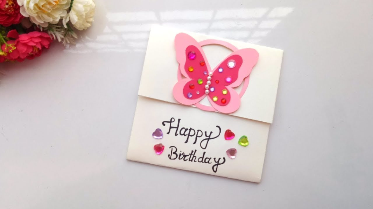 Youtube Birthday Cards
 Beautiful Handmade Birthday Card idea DIY GREETING cards