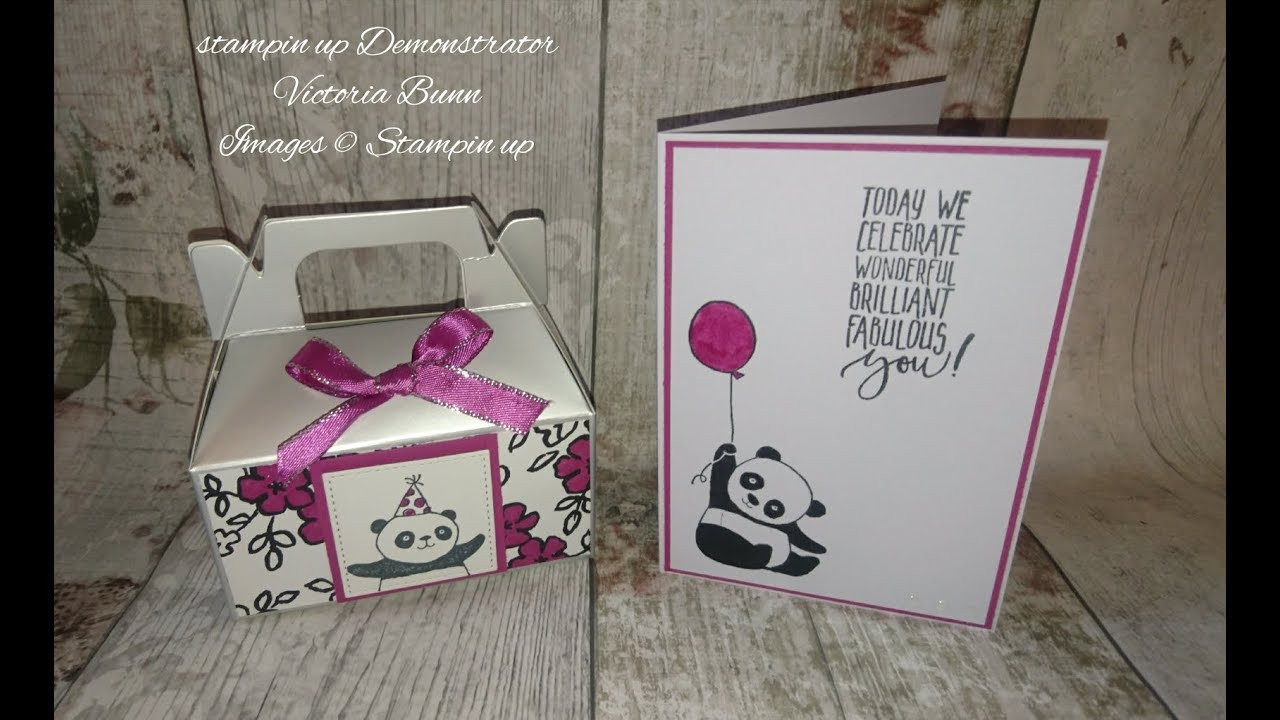 Youtube Birthday Cards
 Stampin up Panda Party Birthday Card