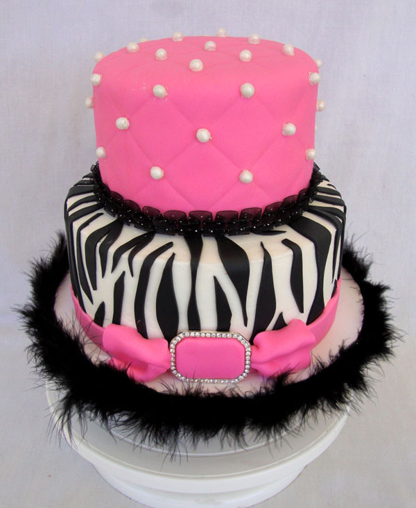 Zebra Birthday Cake
 Best zebra birthday cakes