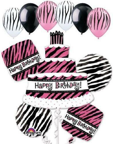 Zebra Print Birthday Decorations
 Zebra Print Birthday Decorations