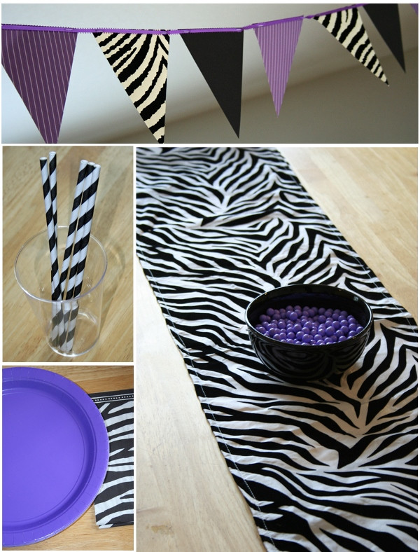 Zebra Print Birthday Decorations
 This Sweet 16 Has Zebra Print Written All Over It B