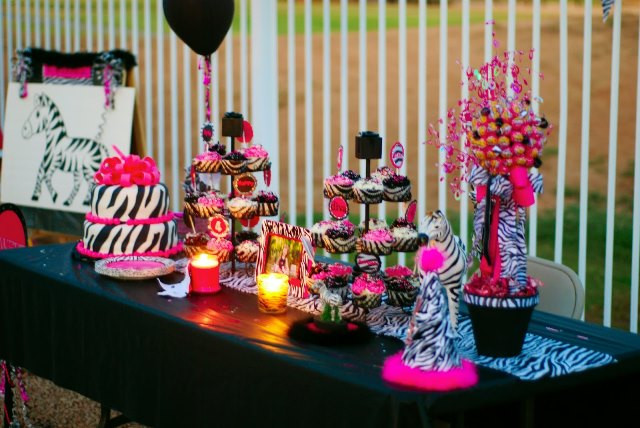 Zebra Print Birthday Decorations
 This Sweet 16 Has Zebra Print Written All Over It B