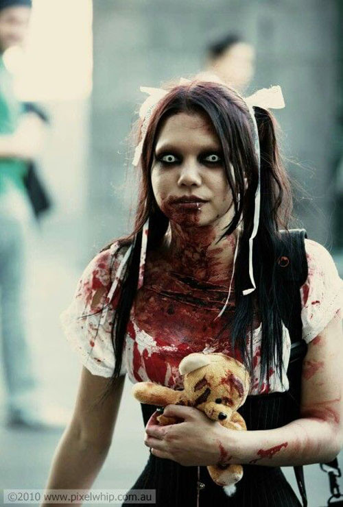 Zombie DIY Costume
 Cool Zombie Halloween Costume and Makeup Ideas Easyday