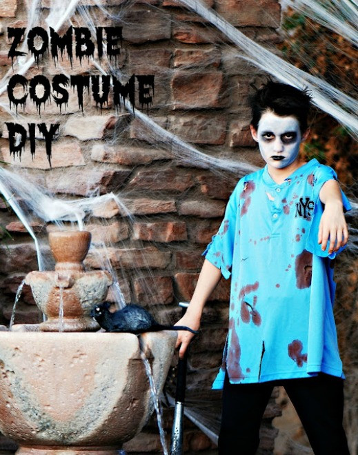 Zombie DIY Costume
 How To Easily Make Kids Halloween Costumes They Will Love