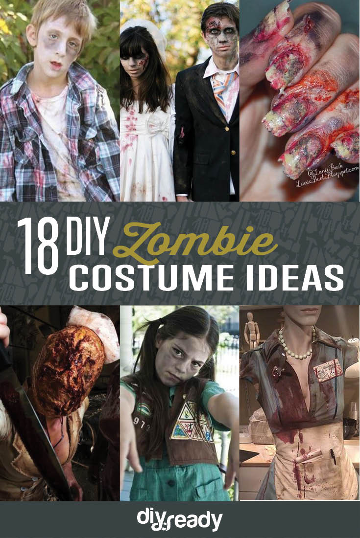 Zombie DIY Costume
 18 DIY Zombie Costume Ideas DIY Ready