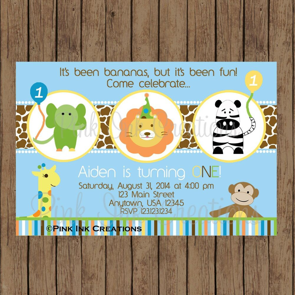 Zoo Birthday Invitations
 Zoo Boy Birthday Invitation Zoo Party Invitation Sweet