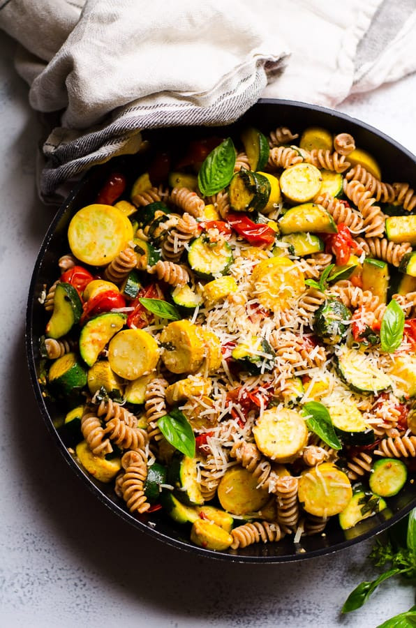 Zucchini Dinner Recipes
 Pasta with Zucchini and Tomatoes iFOODreal