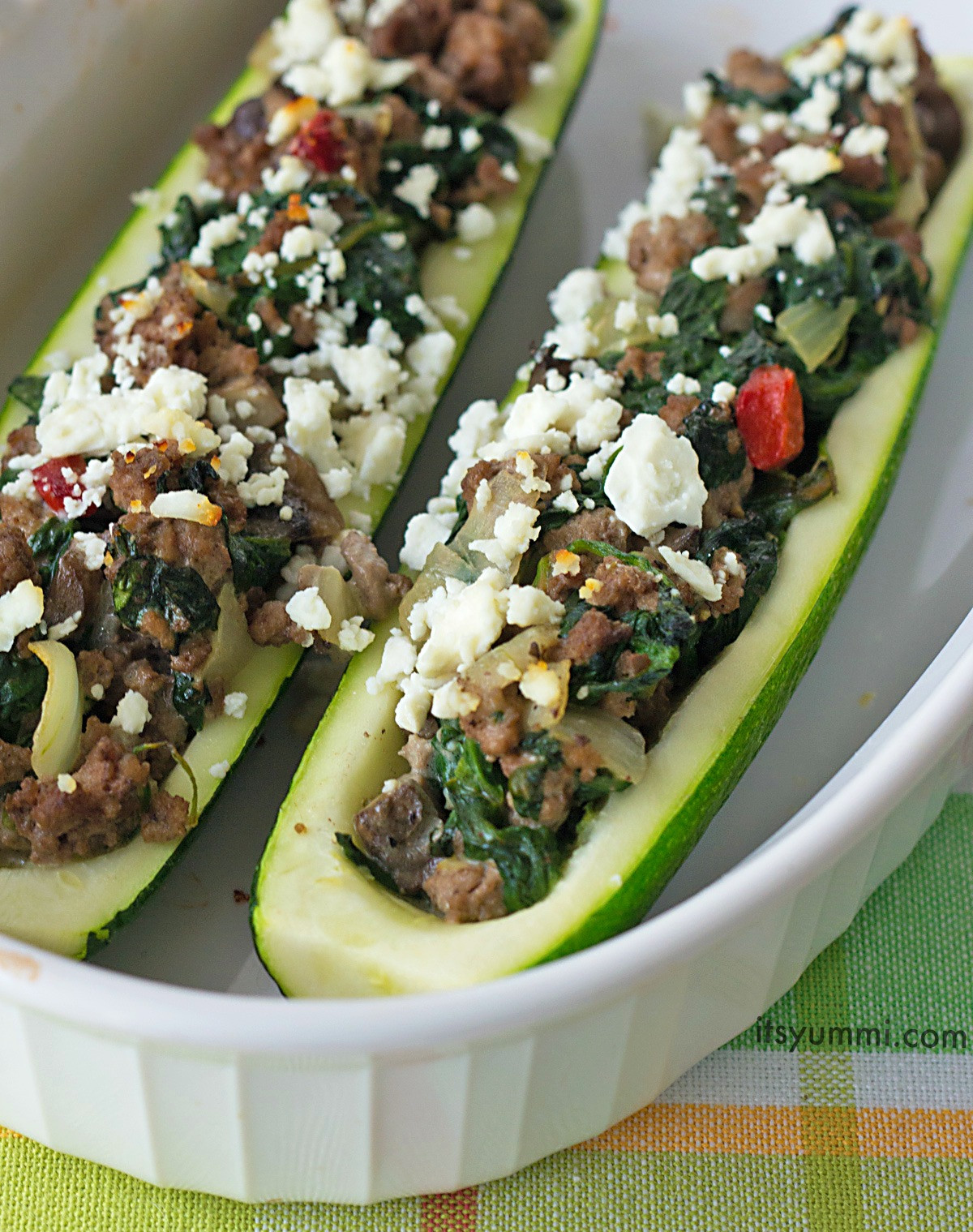 Zucchini Recipes For Kids
 Turkey Stuffed Zucchini Boats recipe on ItsYummi