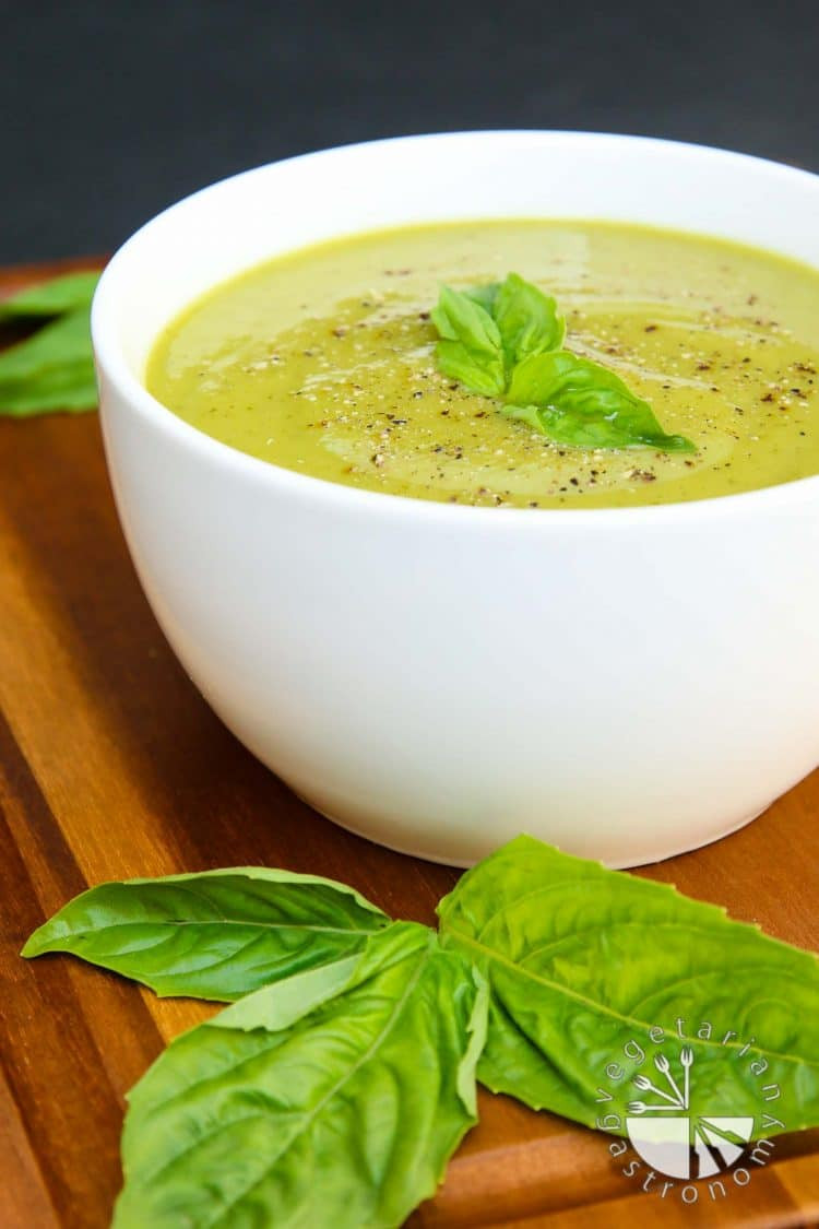 Zucchini Soup Recipes
 Velvety Zucchini Basil Soup Ve arian Gastronomy