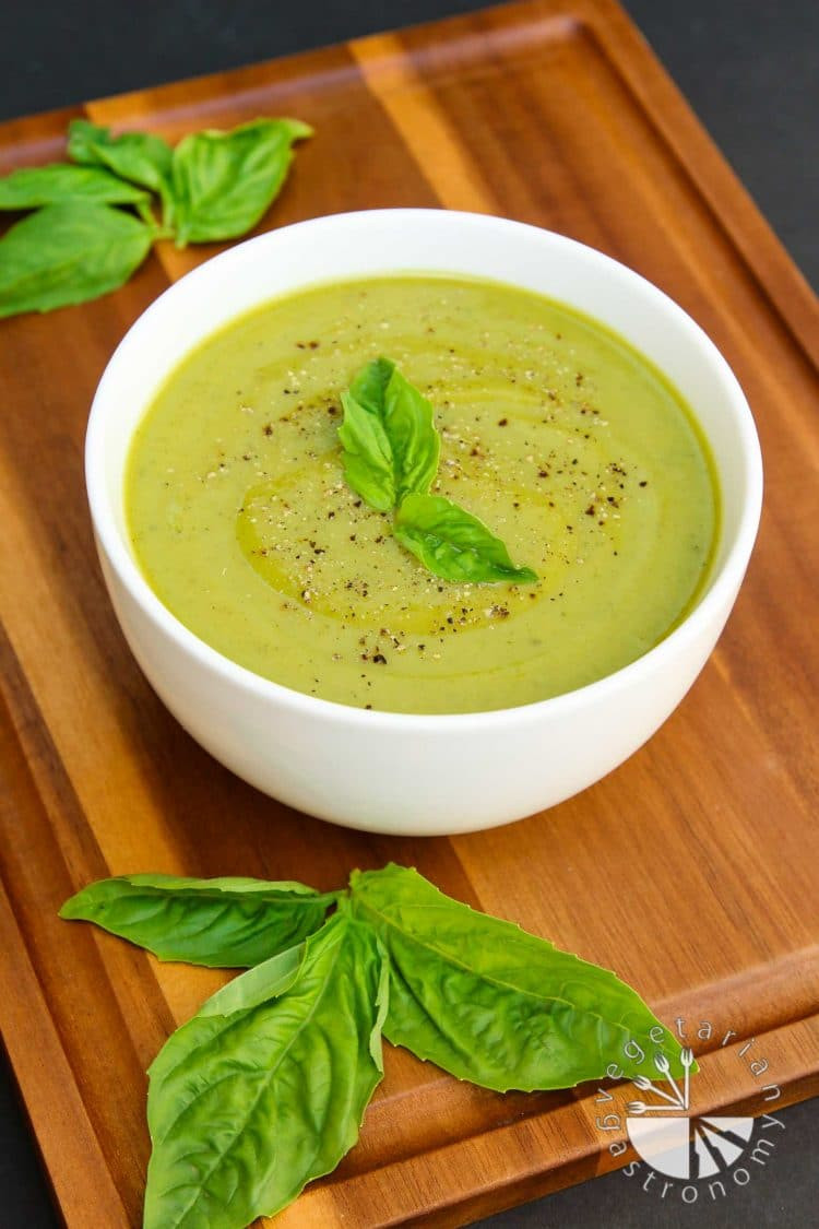 Zucchini Soup Recipes
 Velvety Zucchini Basil Soup Ve arian Gastronomy