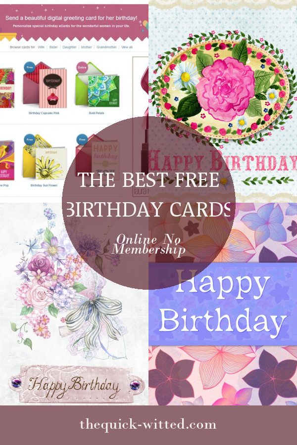 The Best Free Birthday Cards Online No Membership - Home, Family, Style ...